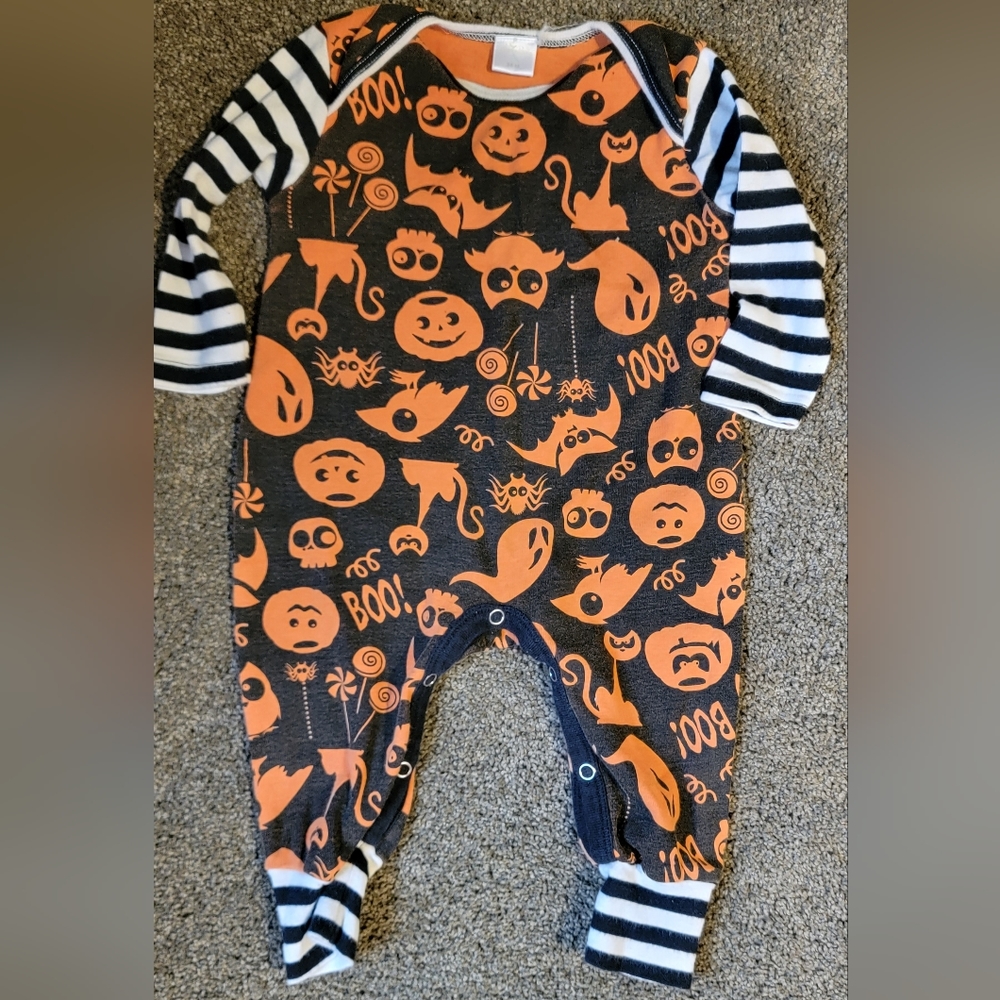 Tesa Babe Halloween Gothic baby romper playsuit 3-6 months